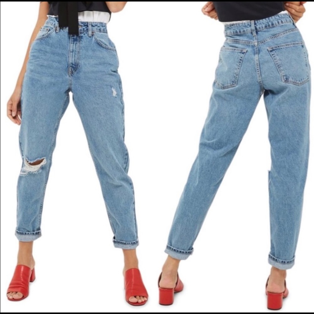 Topshop Moto Mom Jeans